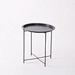 foldable round side table